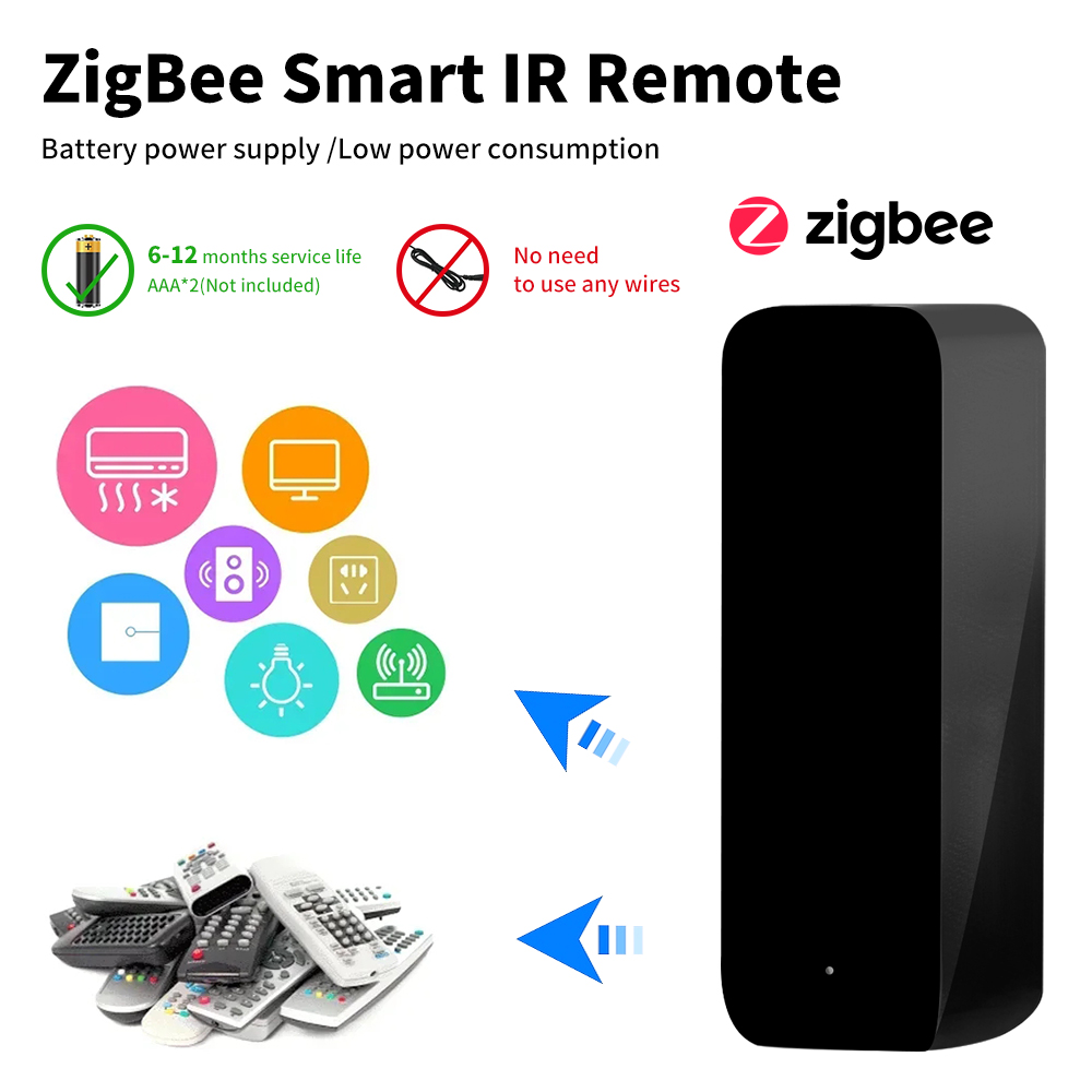 Tuya ZigBee Smart IR Remote Co - Ir Blaster Universal ulasan dan harga