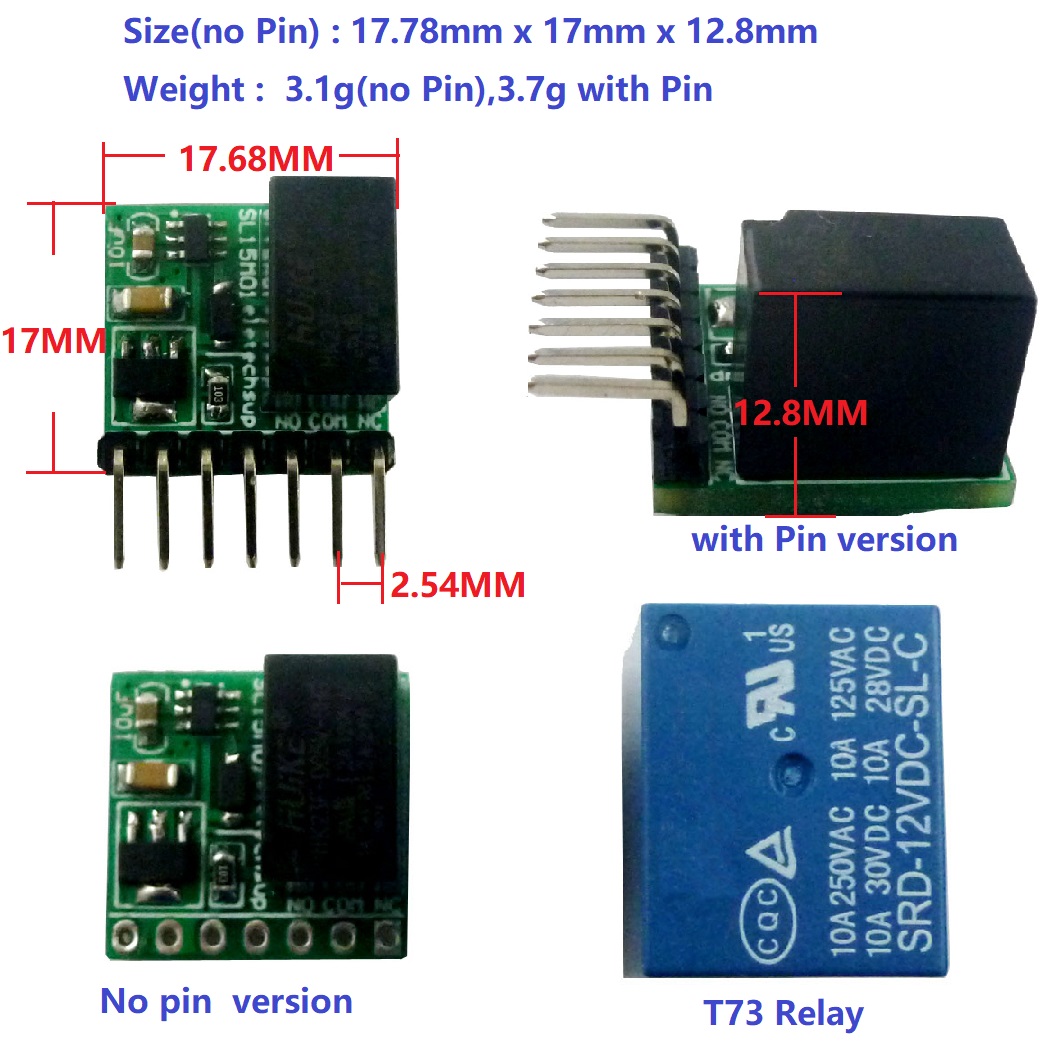 DC 9V 12V 24V 2A mini Bistable - Shelly Relay Module ulasan dan harga