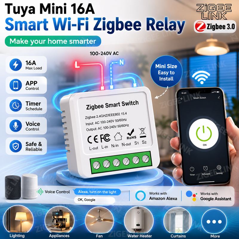 WiFi Zigbee3.0 Mini Smart Swit - Diy Home Automation Controller ulasan dan harga