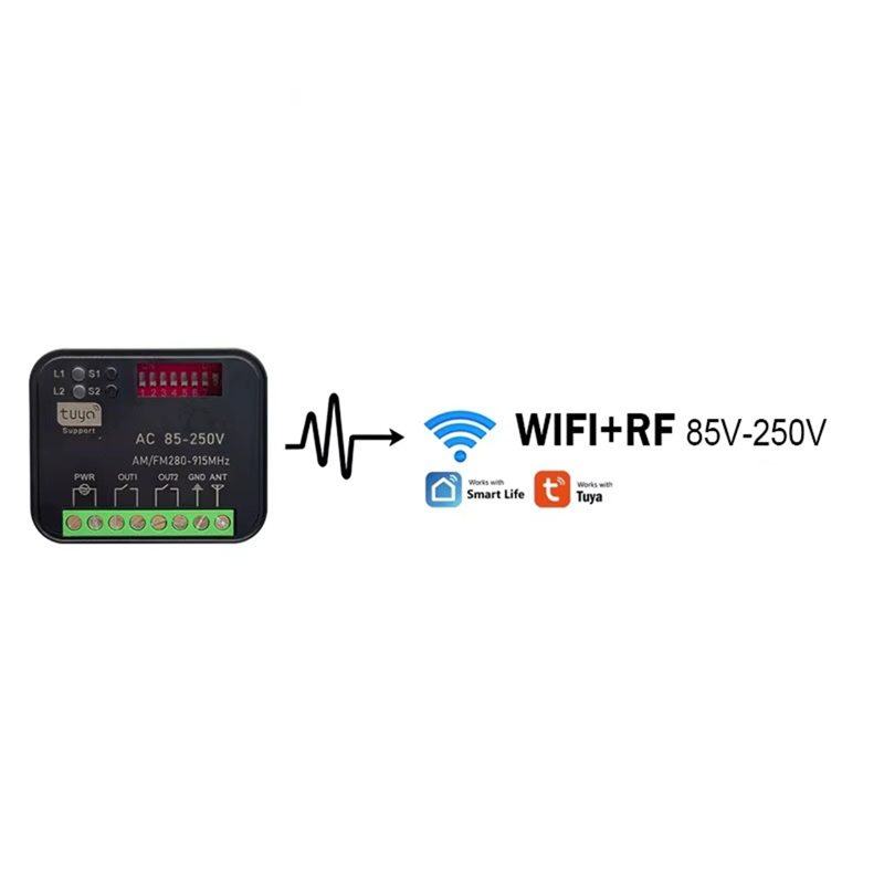 [NEW A09R!】 Garage Door/Gate R - 433Mhz Receiver Module ulasan dan harga
