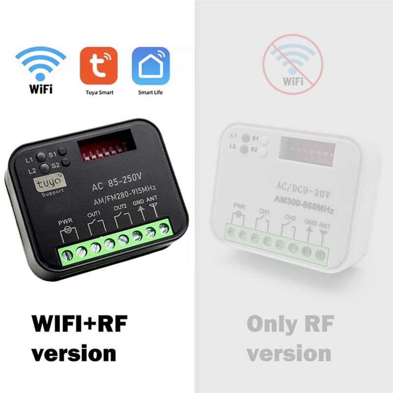 [NEW A09R!】 Garage Door/Gate R - 433Mhz Receiver Module ulasan dan harga
